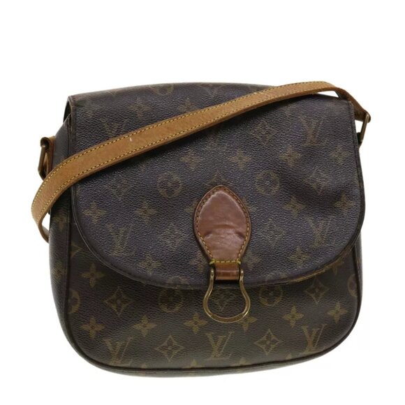 LOUIS VUITTON Monogram Saint Cloud GM Shoulder Bag M51242 LV Auth yk6641B - Picture 1 of 16